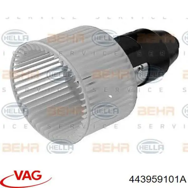 443959101A VAG Motor de ventilador de forno (de aquecedor de salão)