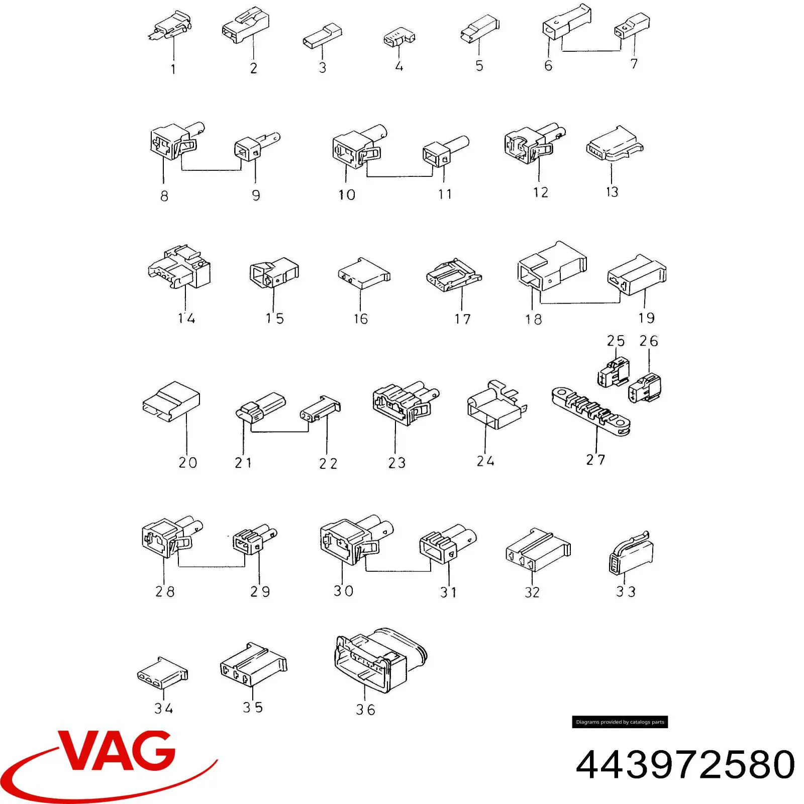  VAG 443972580 preço, a partir de  
