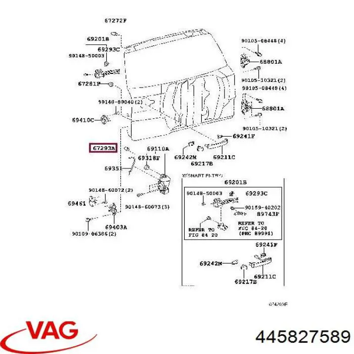 Compre 445827589 VAG Pára-brisas