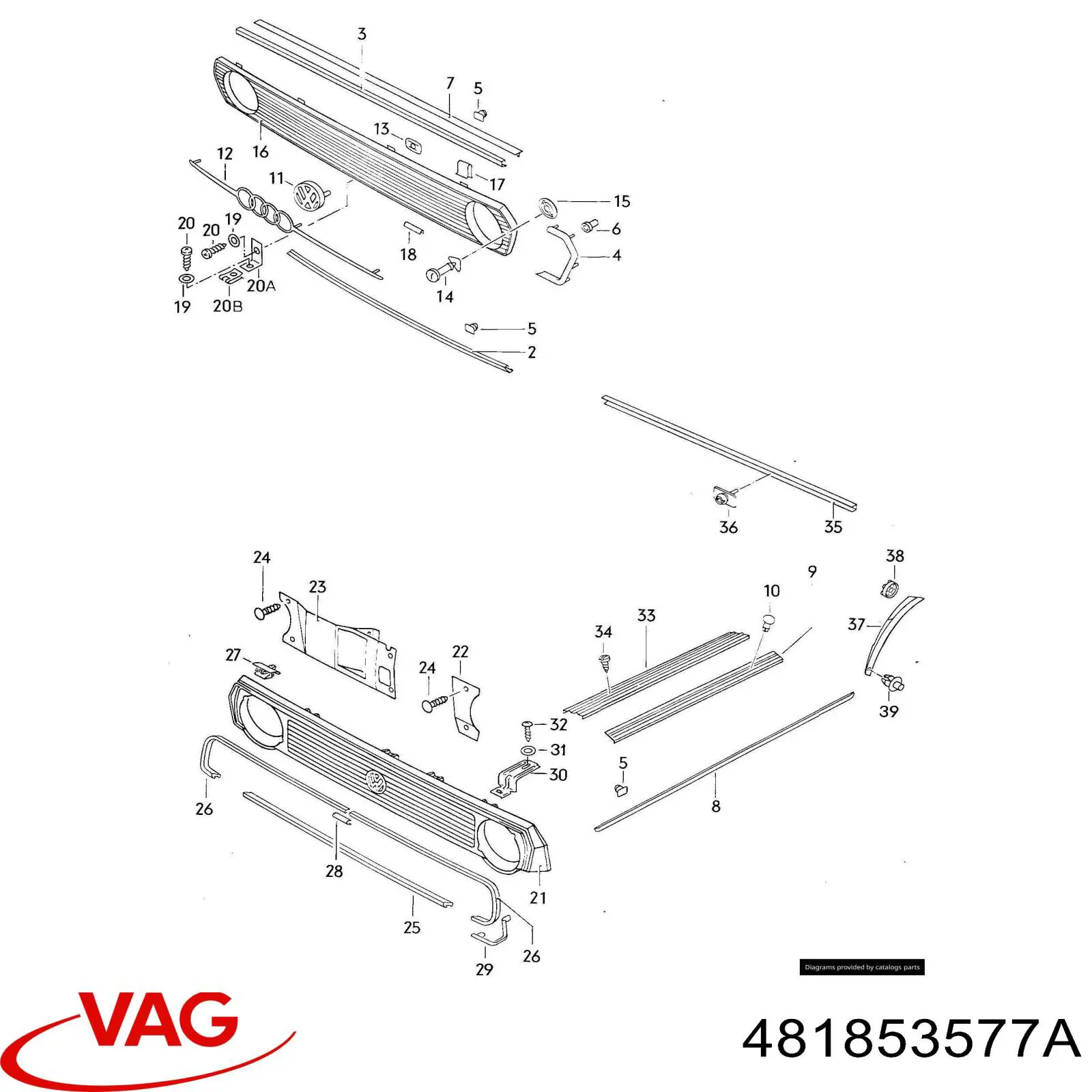  VAG 481853577A preço, a partir de 2,56 USD