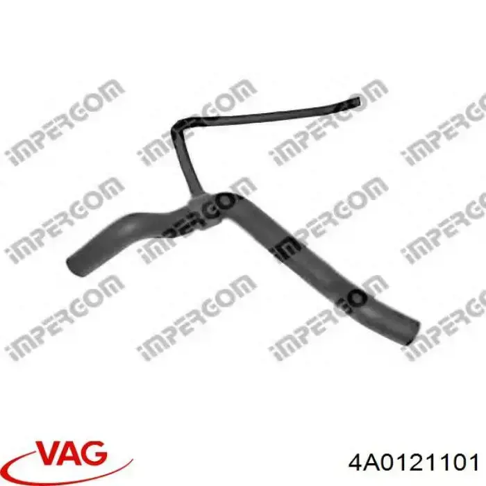 Compre 4A0121101 VAG Mangueira (cano derivado) do radiador de esfriamento superior