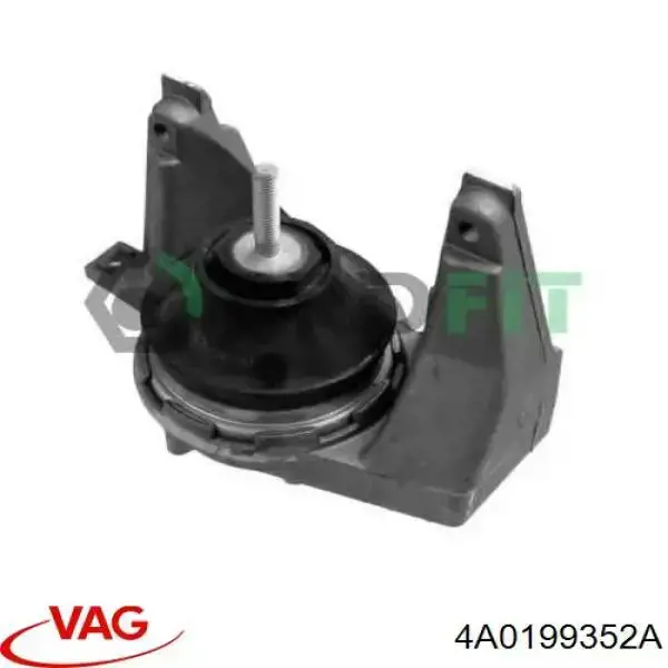 Compre 4A0199352A VAG Coxim (suporte) direito de motor