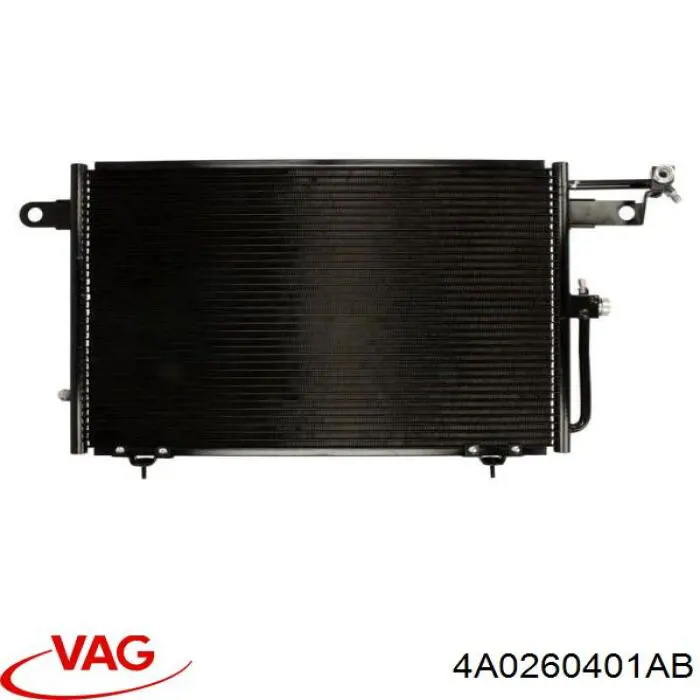 Radiador de aparelho de ar condicionado 4A0260401AB VAG