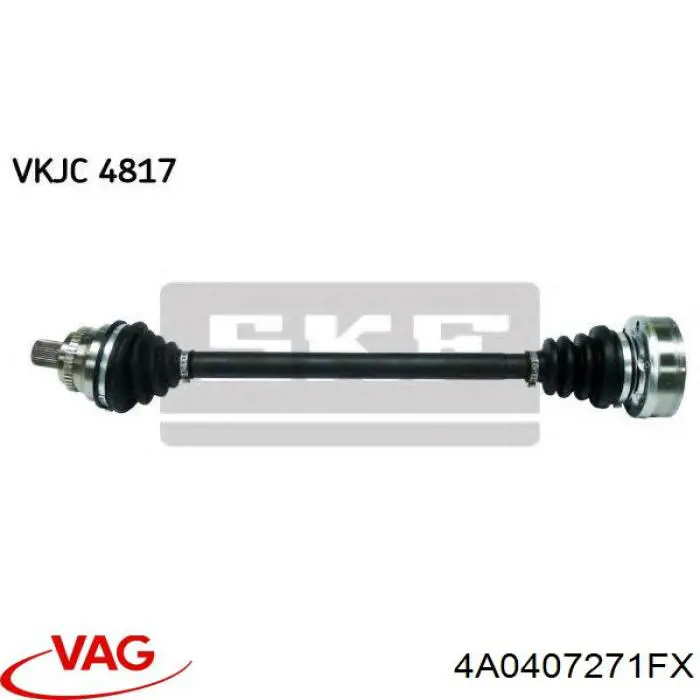 Semieixo (acionador) dianteiro esquerdo VAG 4A0407271FX preço, a partir de 203,94 USD