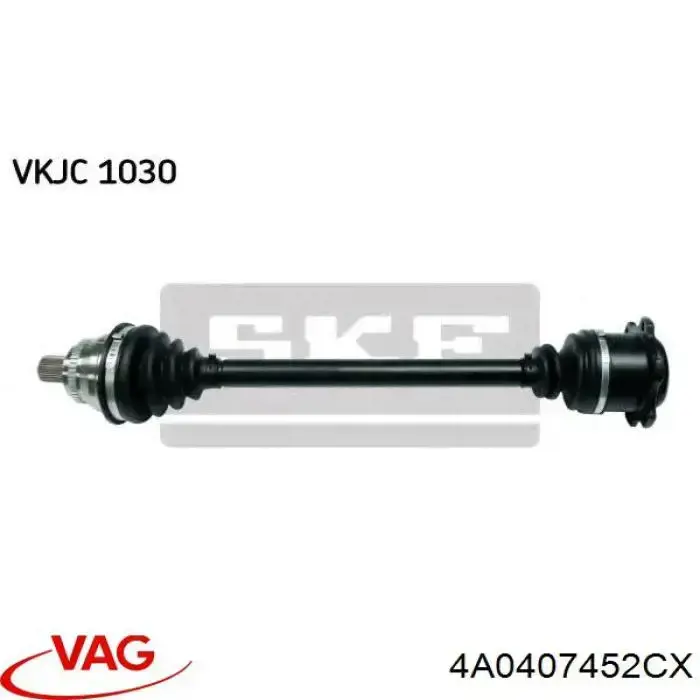 Compre 4A0407452CX VAG Semieixo (acionador) dianteiro esquerdo
