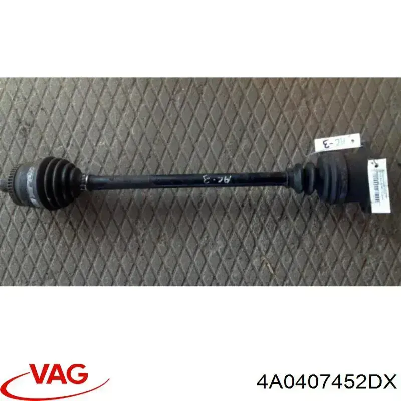 Semieixo (acionador) dianteiro direito VAG 4A0407452DX preço, a partir de 80,51 USD