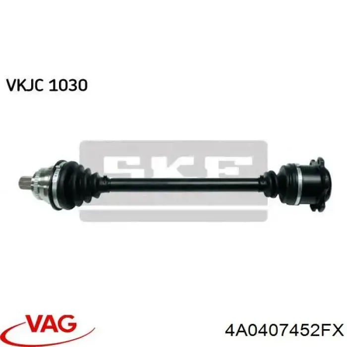 Compre 4A0407452FX VAG Semieixo (acionador) dianteiro esquerdo