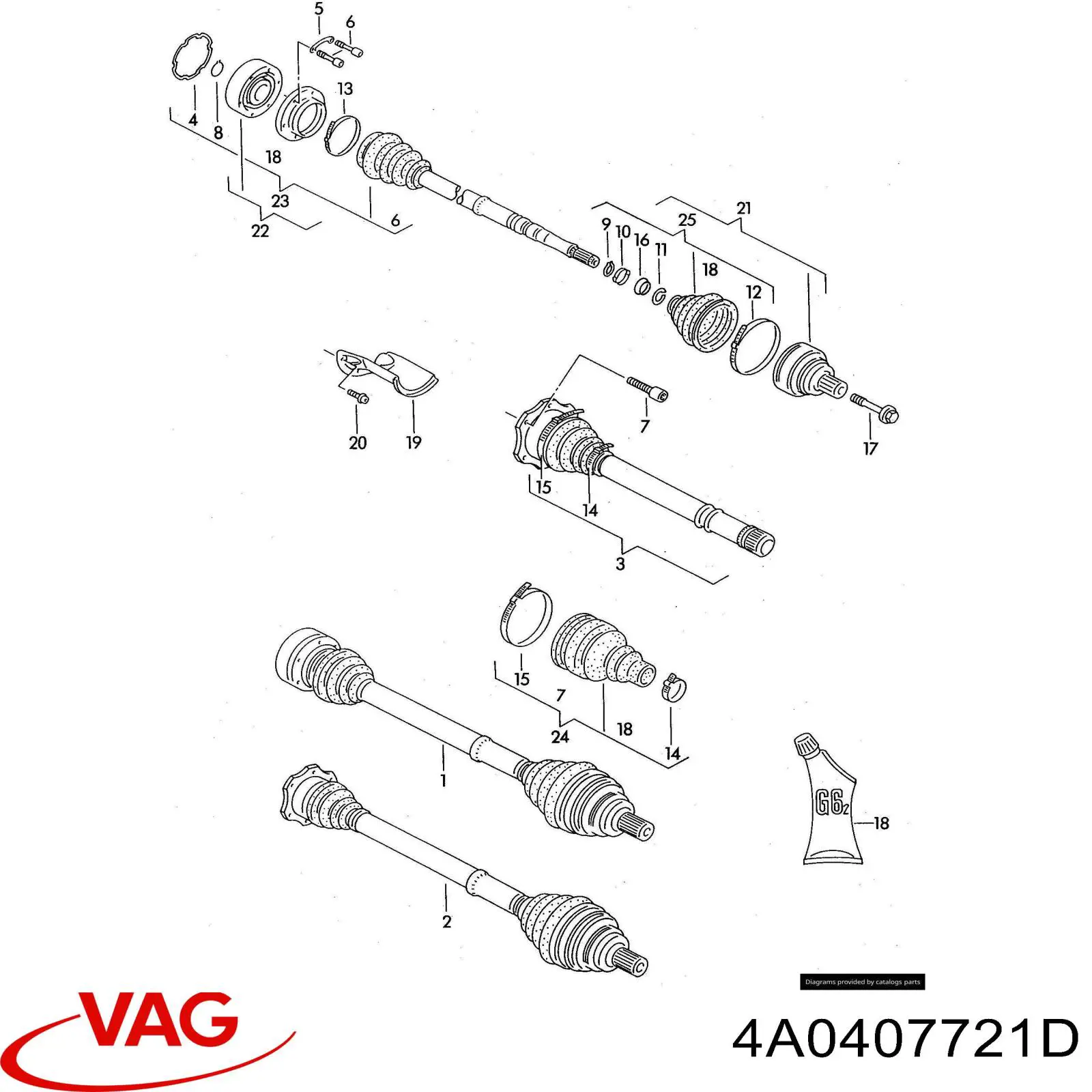  VAG 4A0407721D preço, a partir de  