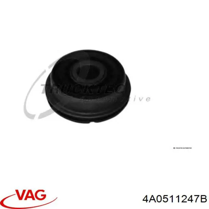 Bloco silencioso de viga traseira (de plataforma veicular) 4A0511247B VAG