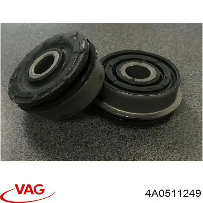 Bloco silencioso dianteiro de braço oscilante traseiro longitudinal 4A0511249 VAG