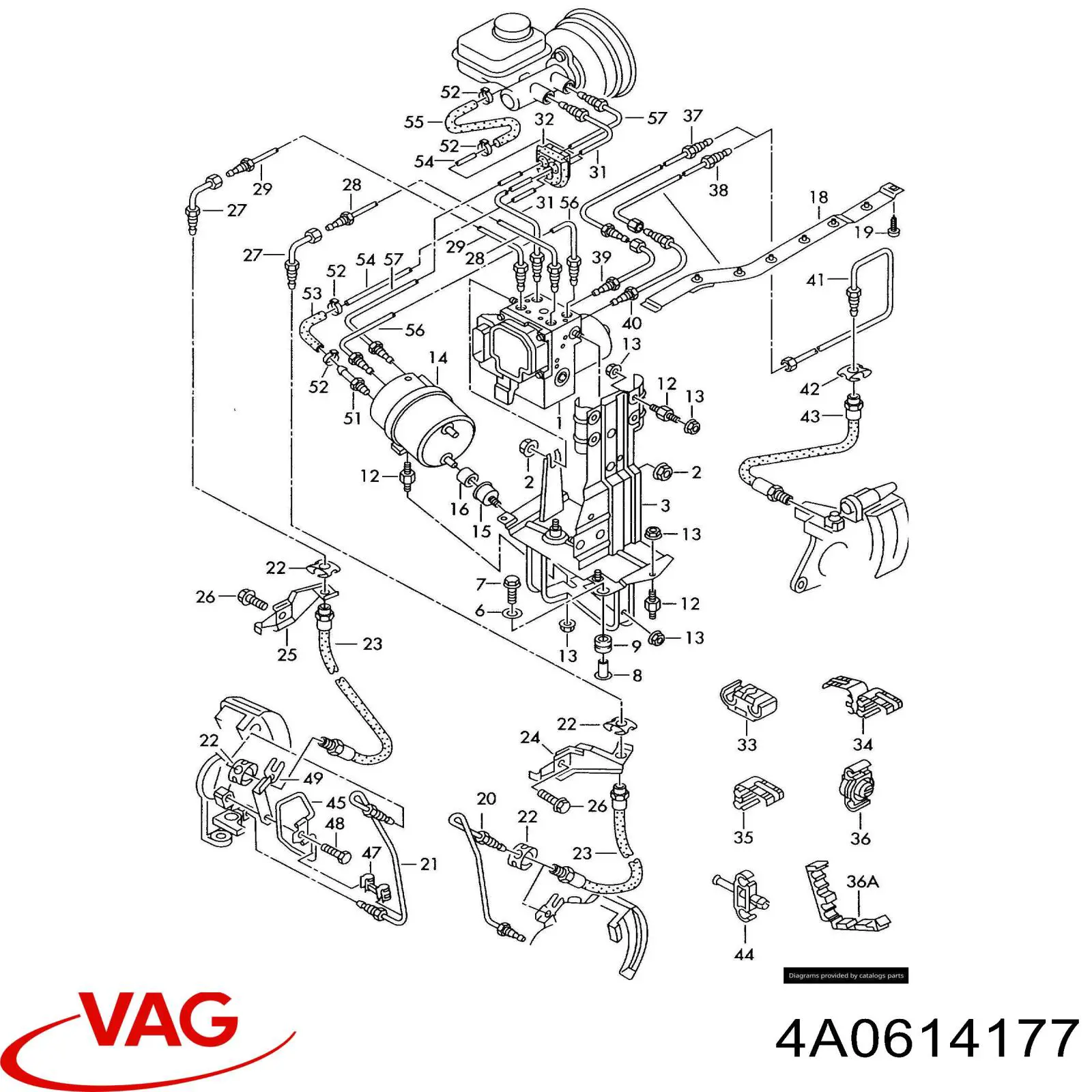  VAG 4A0614177 preço, a partir de  