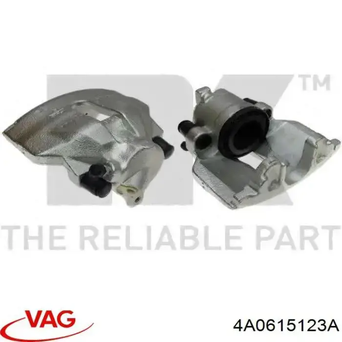 Compre 4A0615123A VAG Suporte do freio dianteiro esquerdo