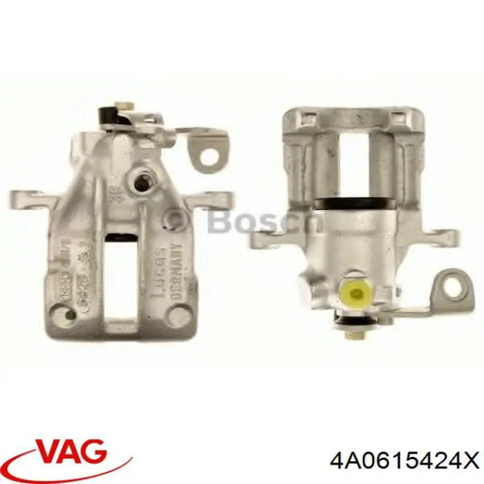 Compre 4A0615424X VAG Suporte do freio traseiro direito