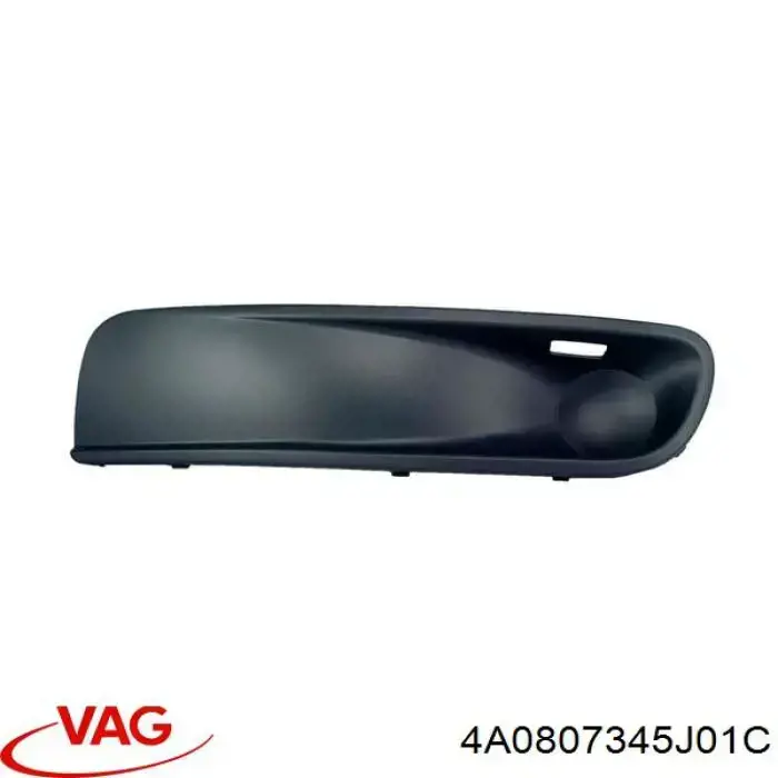 Grelha esquerda do pára-choque dianteiro VAG 4A0807345J01C preço, a partir de 14,24 USD