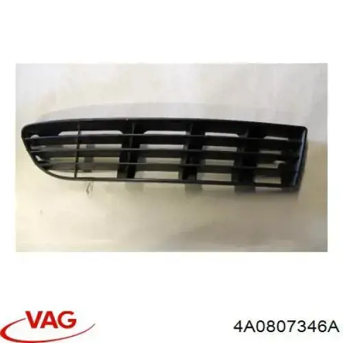 4A0807346A VAG Grelha direita do pára-choque dianteiro