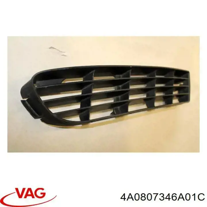 Compre 4A0807346A VAG Grelha direita do pára-choque dianteiro