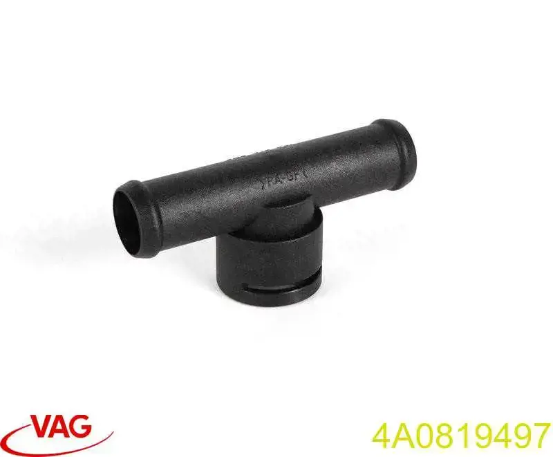 Flange do sistema de esfriamento (união em T) VAG 4A0819497 preço, a partir de 10,97 USD