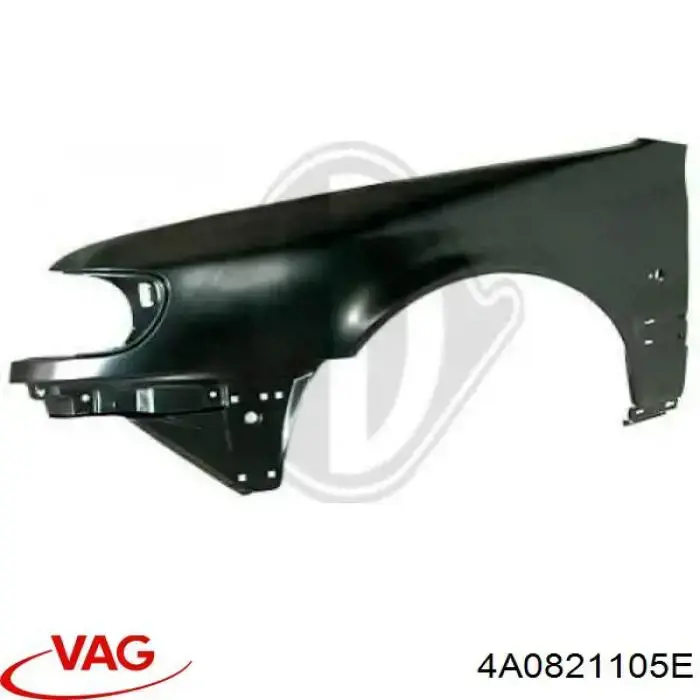 Compre 4A0821105E VAG Pára-lama dianteiro esquerdo