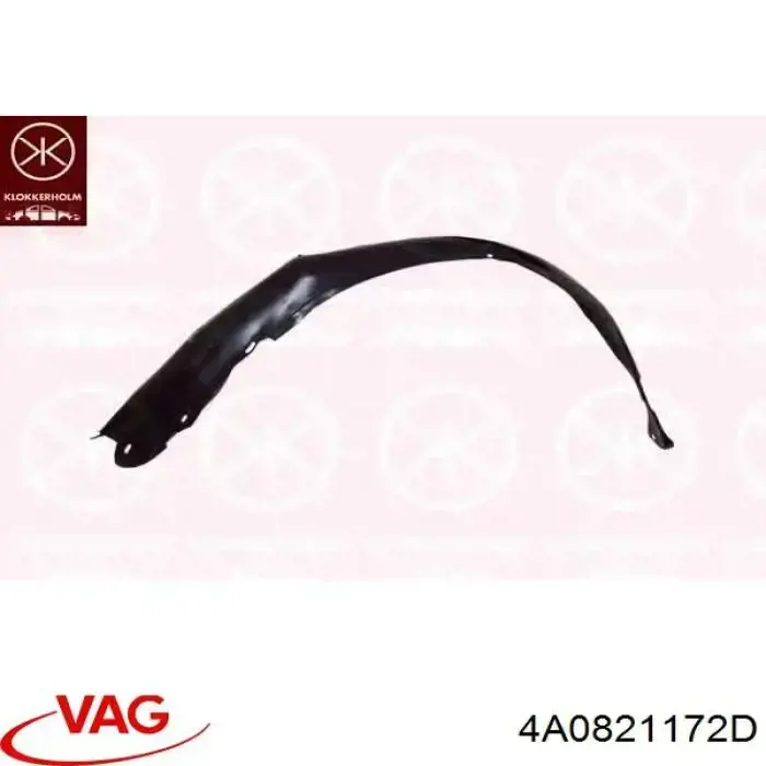 Guarda-barras direito do pára-lama dianteiro VAG 4A0821172D preço, a partir de 37,32 USD