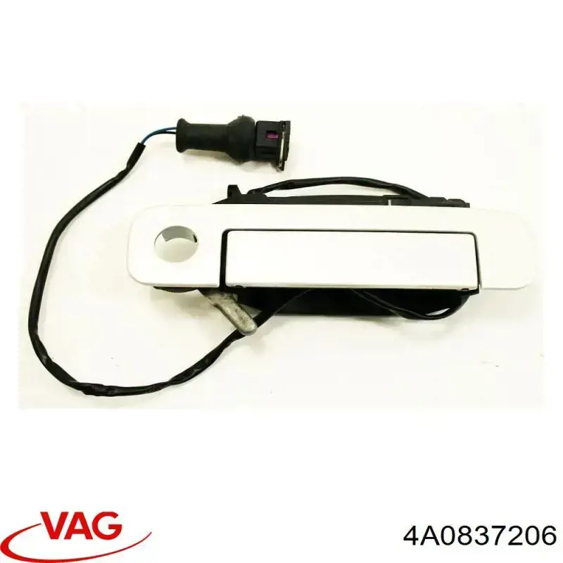4A0837206 VAG Maçaneta dianteira direita da porta externa