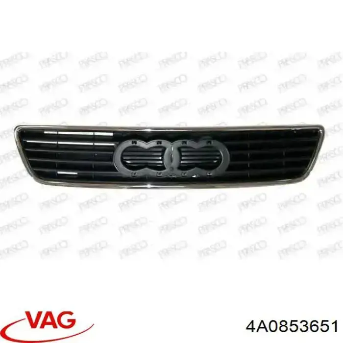 4A0853651 VAG Grelha do radiador
