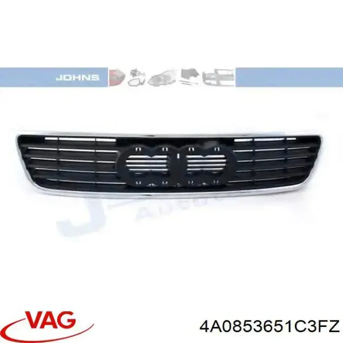 Compre 4A0853651C3FZ VAG Grelha do radiador
