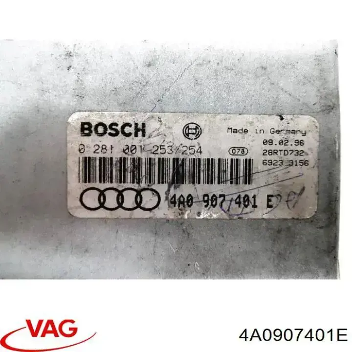 Módulo de direção (Centralina eletrônica) de motor VAG 4A0907401E preço, a partir de 148,12 USD