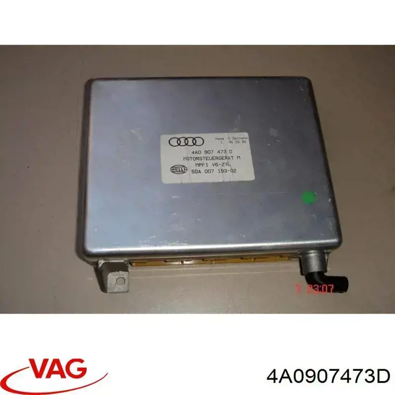 4A0907473T VAG Módulo de direção (Centralina eletrônica) de motor