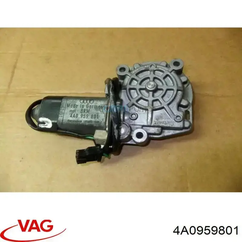 Compre 4A0959801 VAG Motor de acionamento de vidro da porta dianteira esquerda