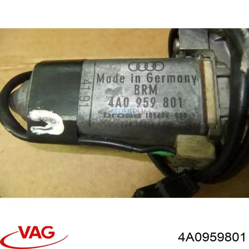 Motor de acionamento de vidro da porta dianteira esquerda VAG 4A0959801 preço, a partir de 42,56 USD