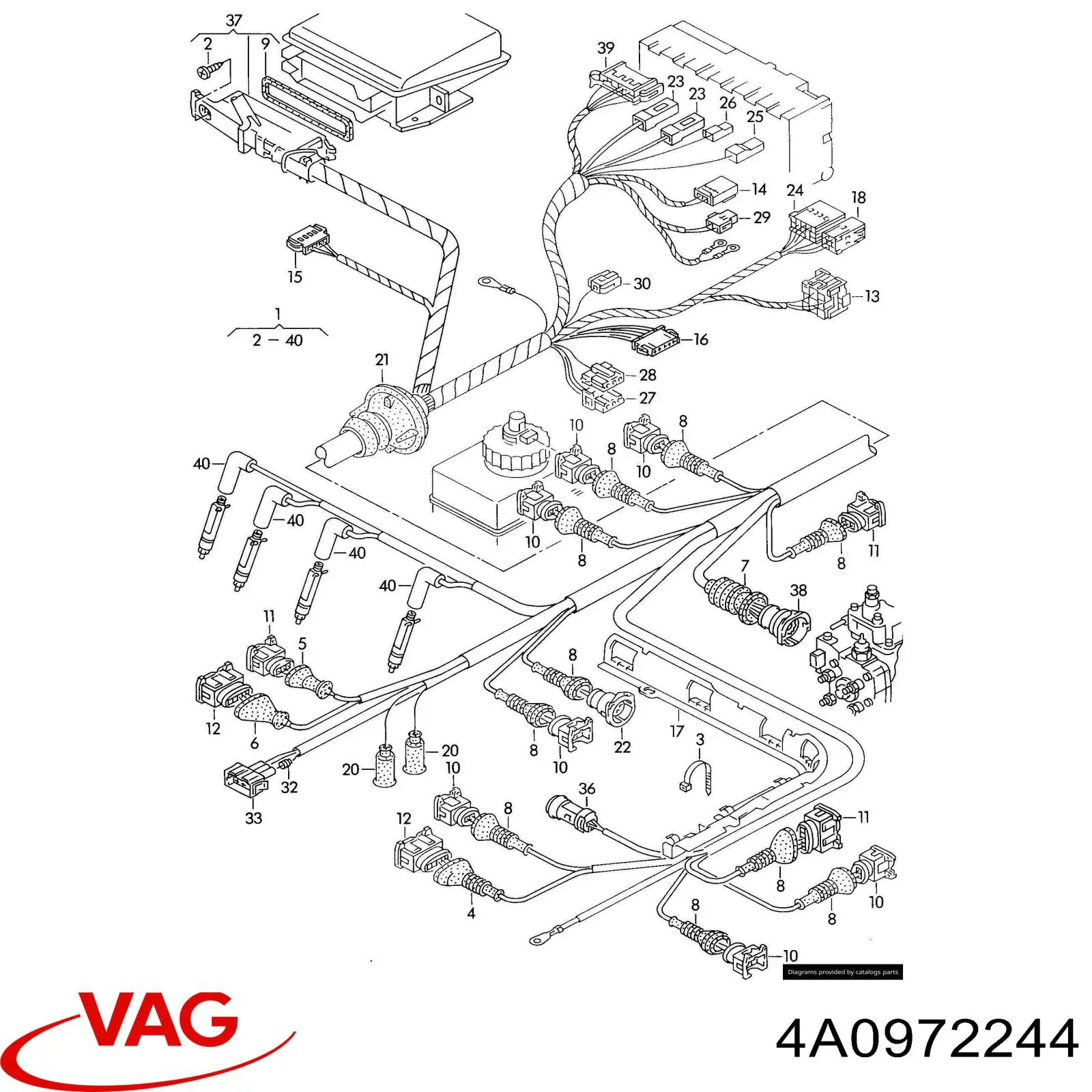  VAG 4A0972244 preço, a partir de 26,49 USD