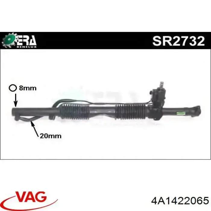 Compre 4A1422065 VAG Cremalheira da direção