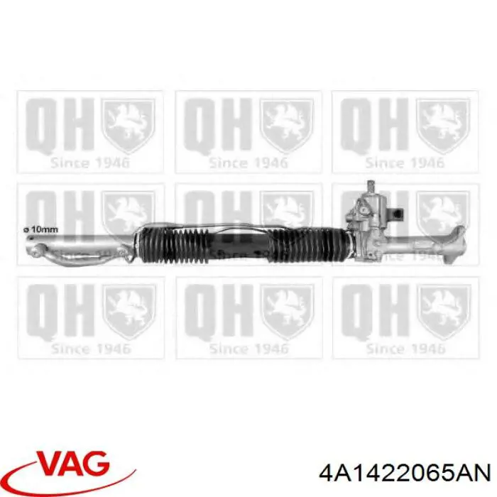 Compre 4A1422065AN VAG Cremalheira da direção
