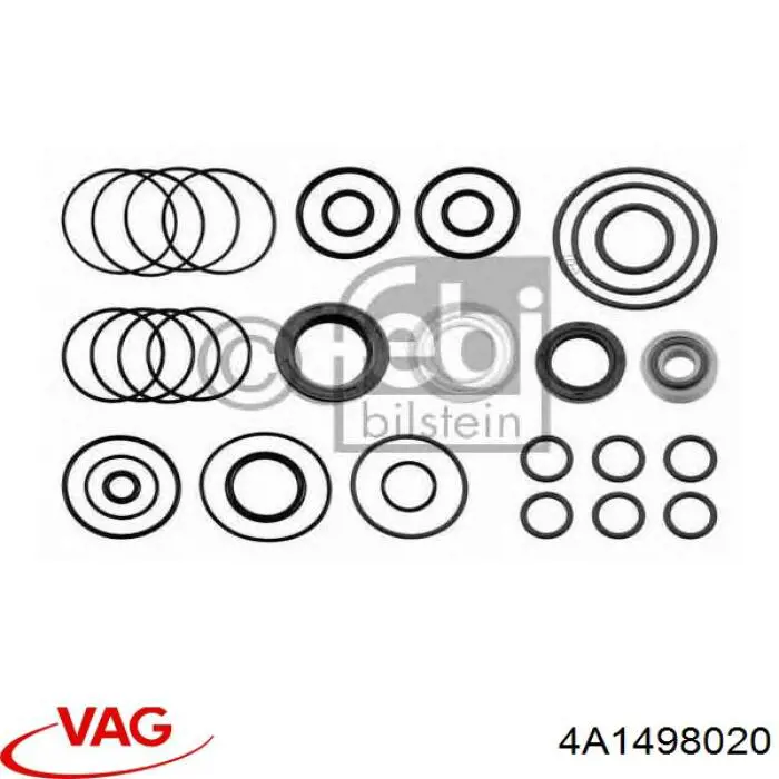 Kit de reparação da cremalheira da direção (do mecanismo), (kit de vedantes) VAG 4A1498020 preço, a partir de 43,84 USD