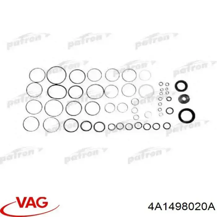 Kit de reparação da cremalheira da direção (do mecanismo), (kit de vedantes) VAG 4A1498020A preço, a partir de 45,77 USD