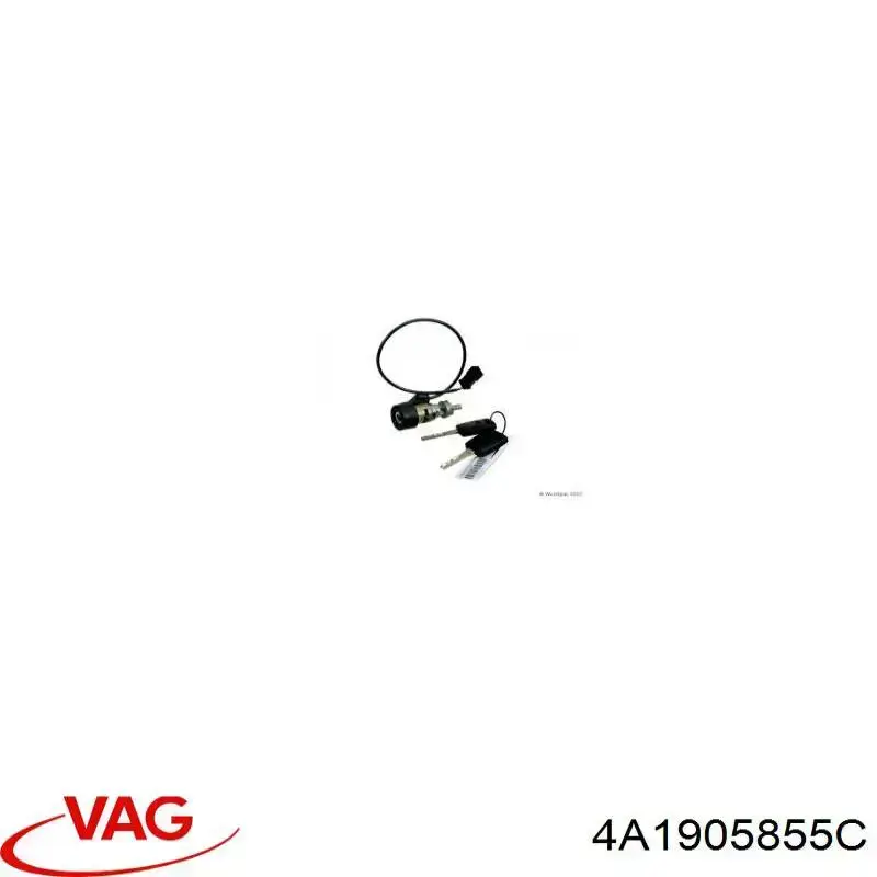 Trinco de fecho de ignição VAG 4A1905855C preço, a partir de 250,06 USD