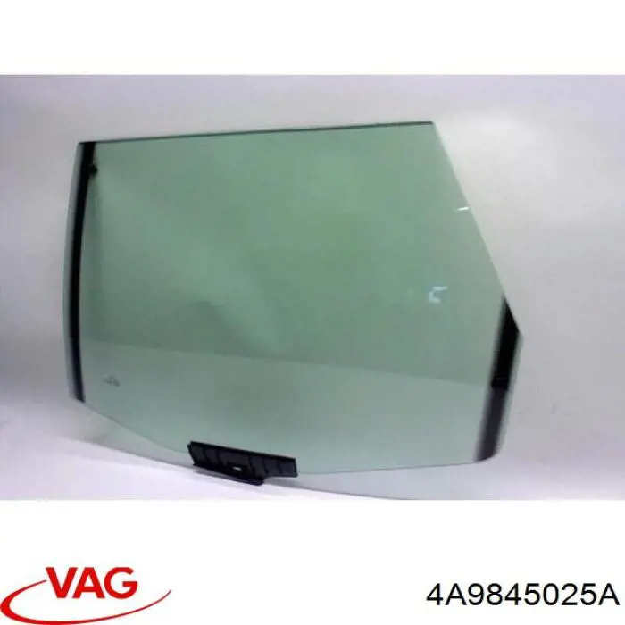4A9845025A VAG Vidro da porta traseira esquerda