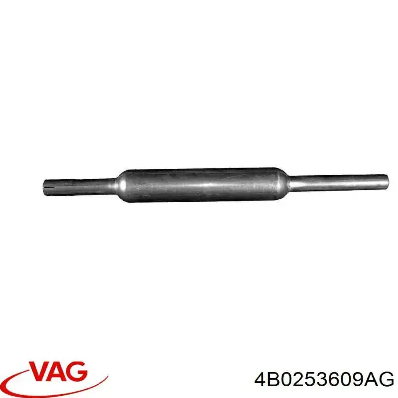 Compre 4B0253609AG VAG Silenciador, parte traseira