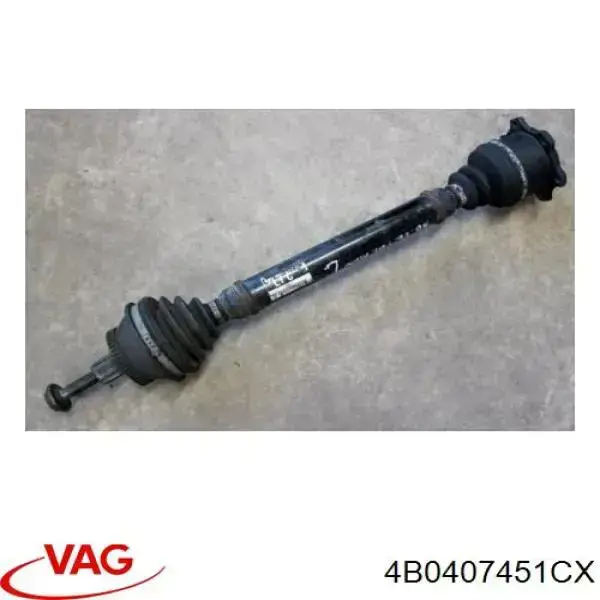 Semieixo (acionador) dianteiro esquerdo VAG 4B0407451CX preço, a partir de 141,44 USD
