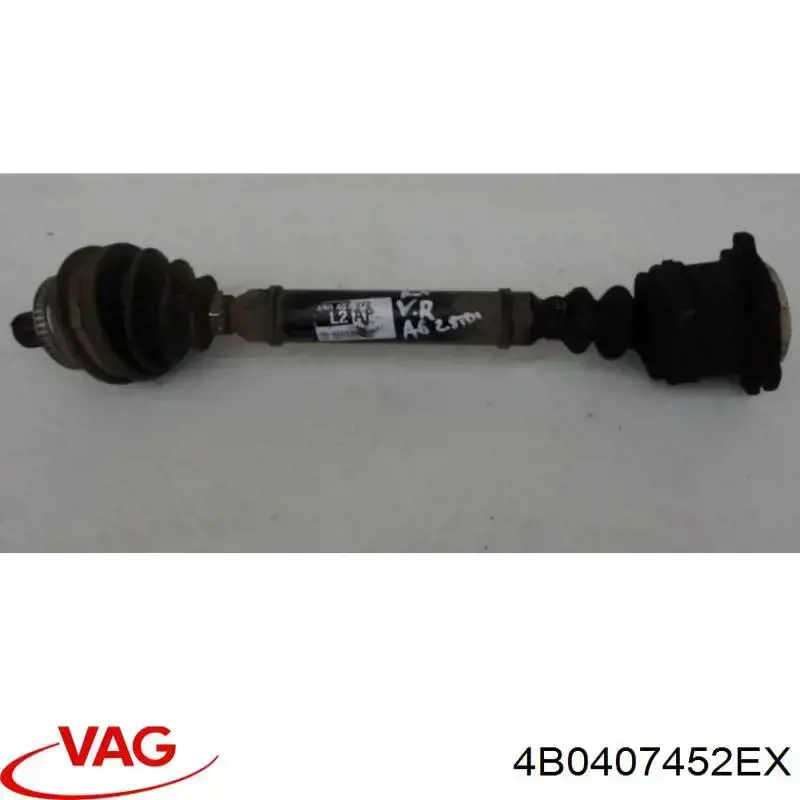 4B0407452EX VAG Semieixo (acionador) dianteiro direito