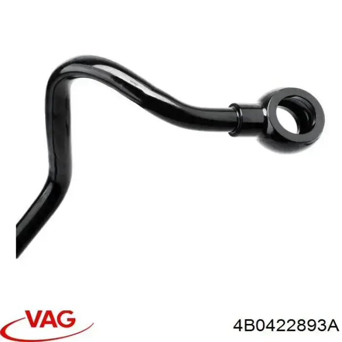 Mangueira da Direção hidrâulica assistida de pressão alta desde a bomba até a régua (do mecanismo) VAG 4B0422893A preço, a partir de 65,23 USD
