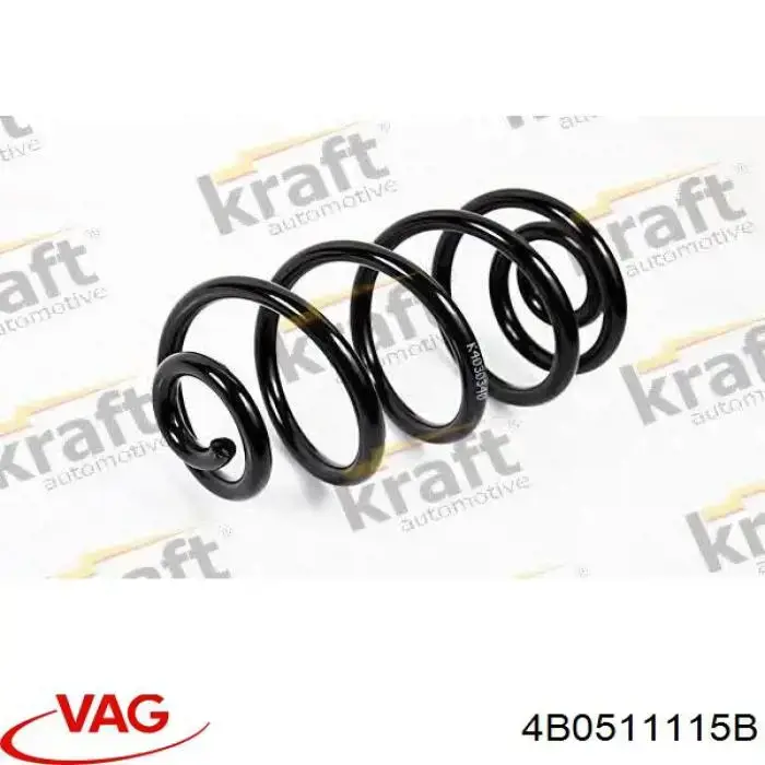 Compre 4B0511115B VAG Mola traseira