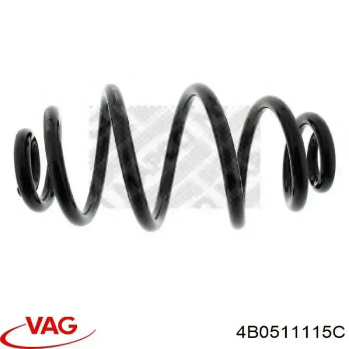 4B0511115C VAG Mola traseira