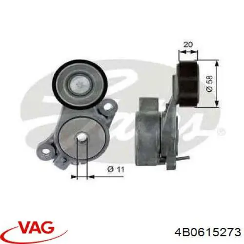Compre 4B0615273 VAG Tubo de ligação de bombeio de suporte do freio dianteiro