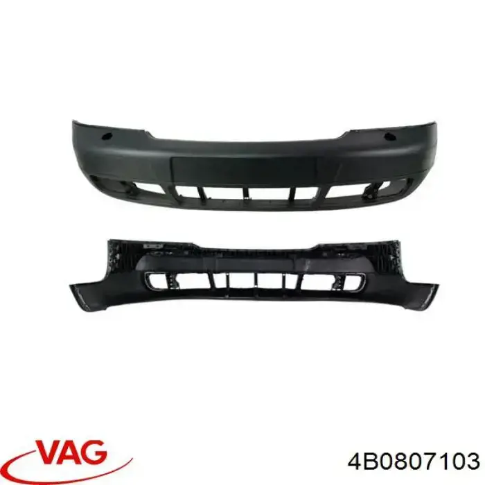 Pára-choque dianteiro VAG 4B0807103 preço, a partir de 164,50 USD