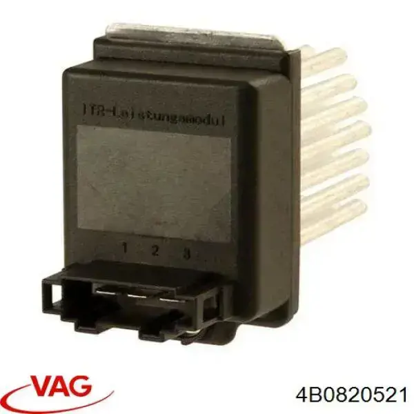 Compre 4B0820521 VAG Resistor (resistência) de ventilador de forno (de aquecedor de salão)
