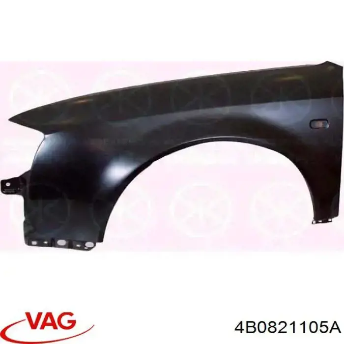 Compre 4B0821105A VAG Pára-lama dianteiro esquerdo