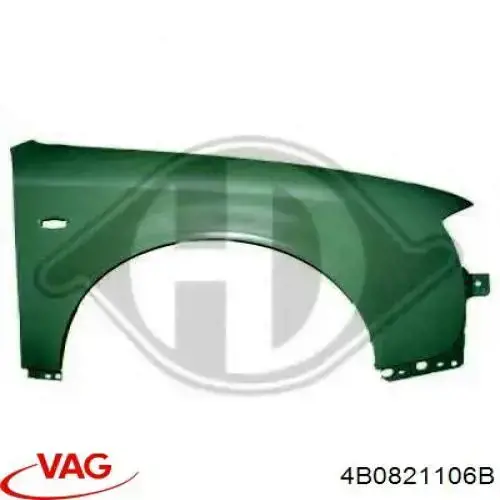 Compre 4B0821106B VAG Pára-lama dianteiro direito