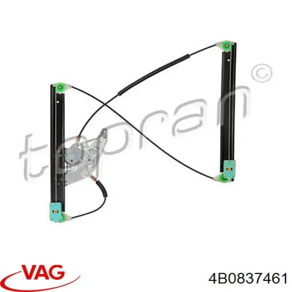 Mecanismo de acionamento de vidro da porta dianteira esquerda VAG 4B0837461 preço, a partir de 51,50 USD