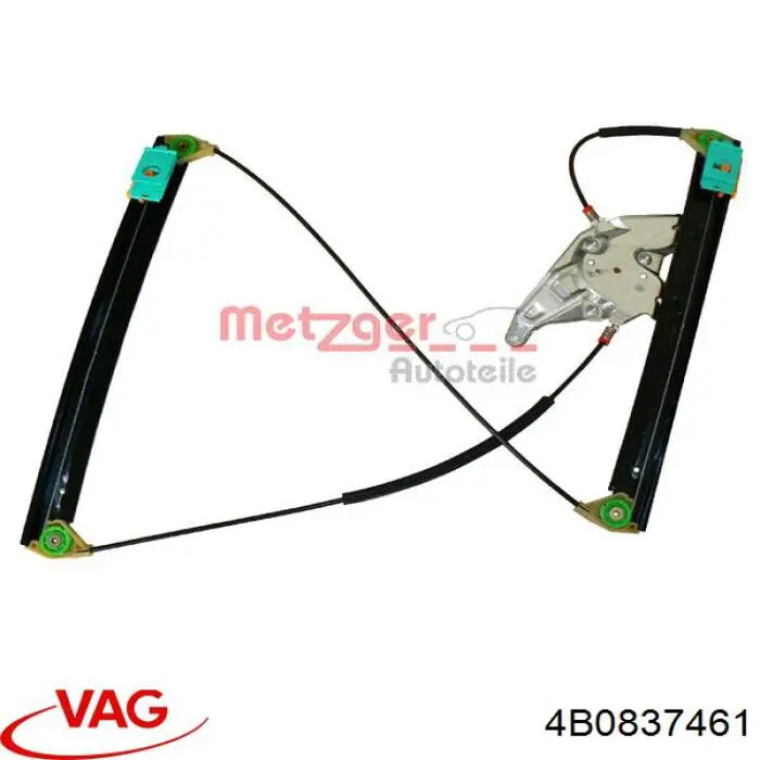 Compre 4B0837461 VAG Mecanismo de acionamento de vidro da porta dianteira esquerda
